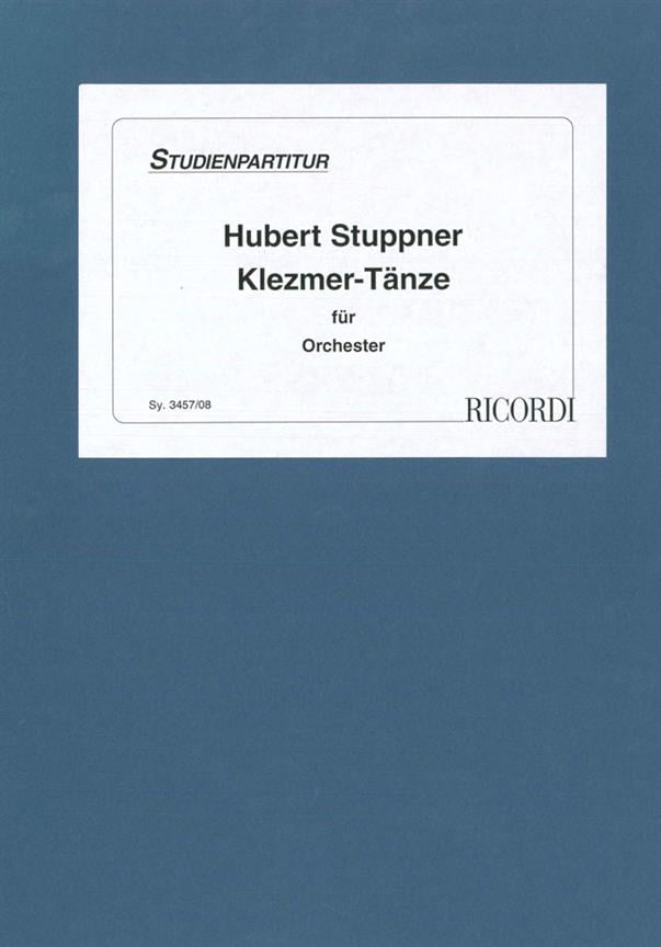 Klezmer Taenze Fuer Orchester